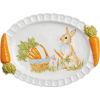 Mud Pie Easter Carrot Handle Platter