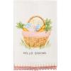 Mud Pie Happy Happy Easter Bunny Printed Towel(Hello Spring)