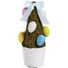Mud Pie Small Moss Easter Egg Tree, 10″ x 3 1/4″ Dia(Green)
