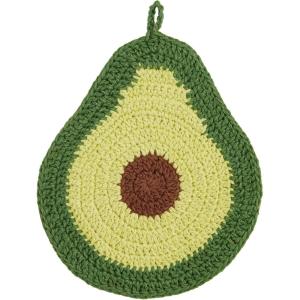 Mud Pie Avocado Fiesta Pot Holder, 8″ x 7″, GREEN
