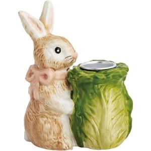 Mud Pie Easter Cabbage Ceramic Taper Holder(Green)