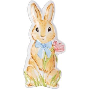 Mud Pie Easter Small Bunny Platter