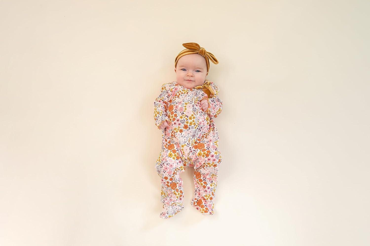 image:imageMud Pie babygirls Mud Pie Baby Girl SleeperFall Floral