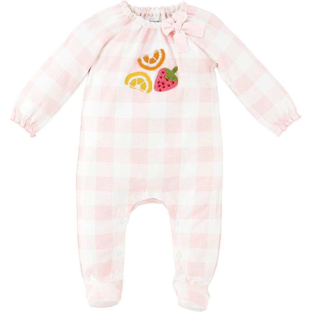image:imageMud Pie babygirls Mud Pie Baby Girl Applique SleeperFruit Applique