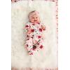 Mud Pie baby-girls Mud Pie Baby Girl Sleeper(Poinsettia)