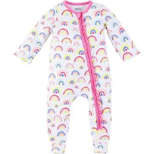 Mud Pie baby-girls Mud Pie Baby Girl Sleeper(Rainbow)