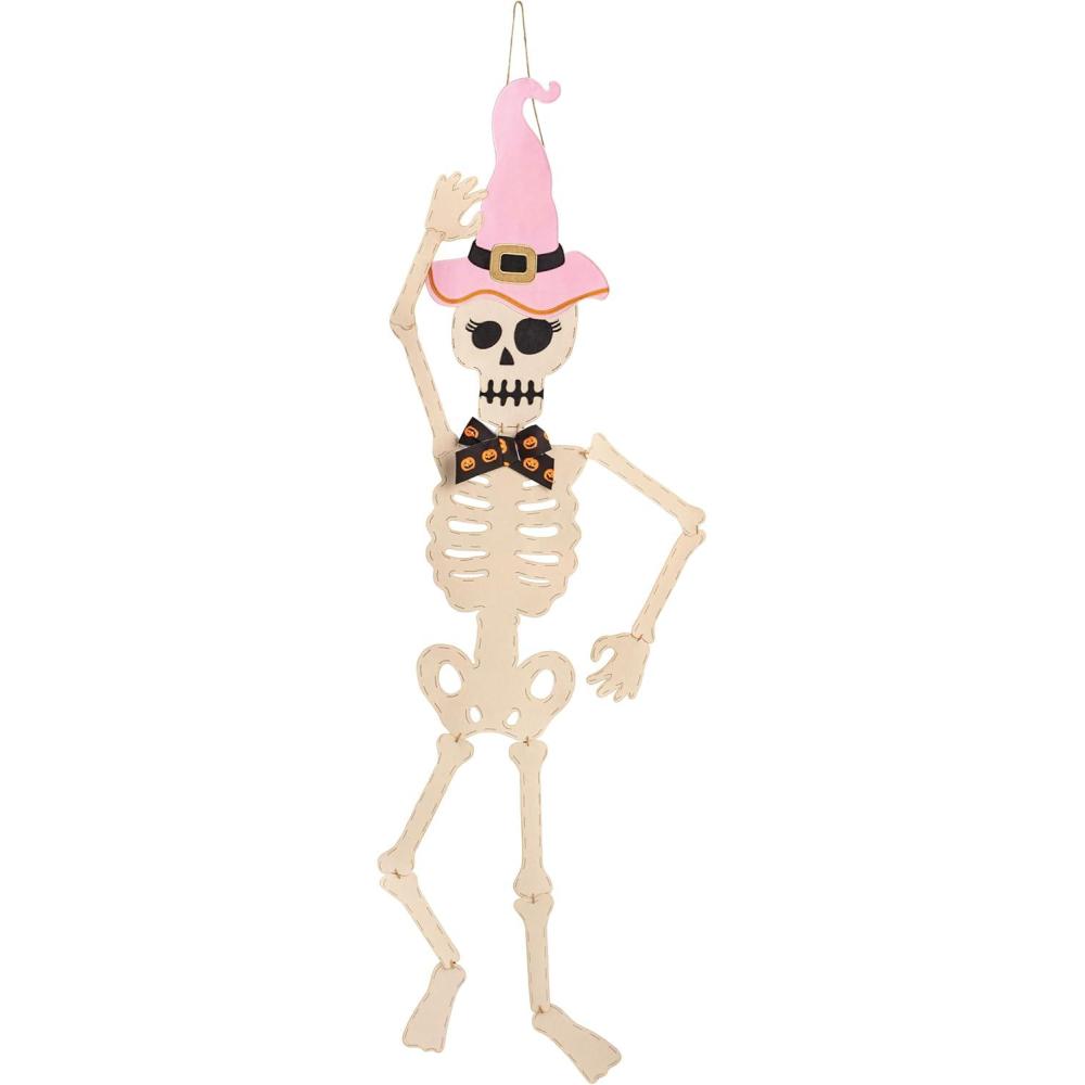 image:imageMud Pie Halloween Girl Skeleton Door Hanger
