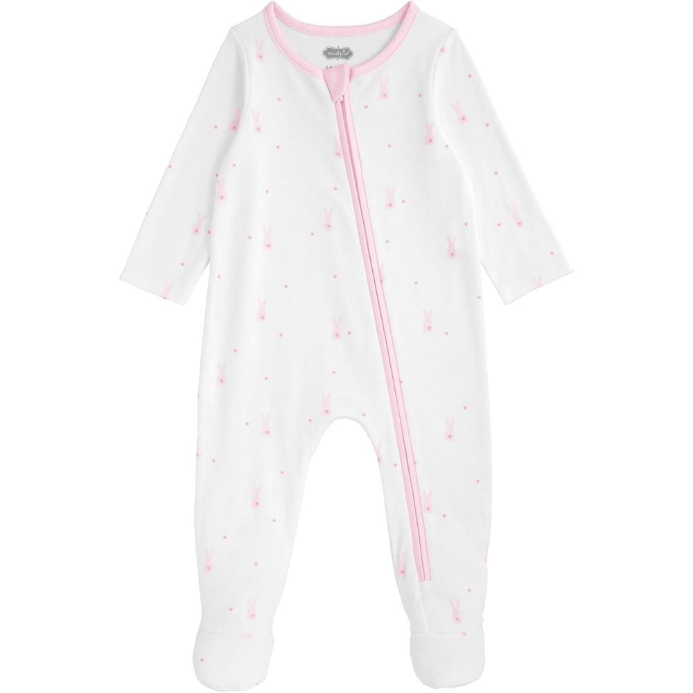 image:imageMud Pie Baby Girl Pink Bunny Sleeper