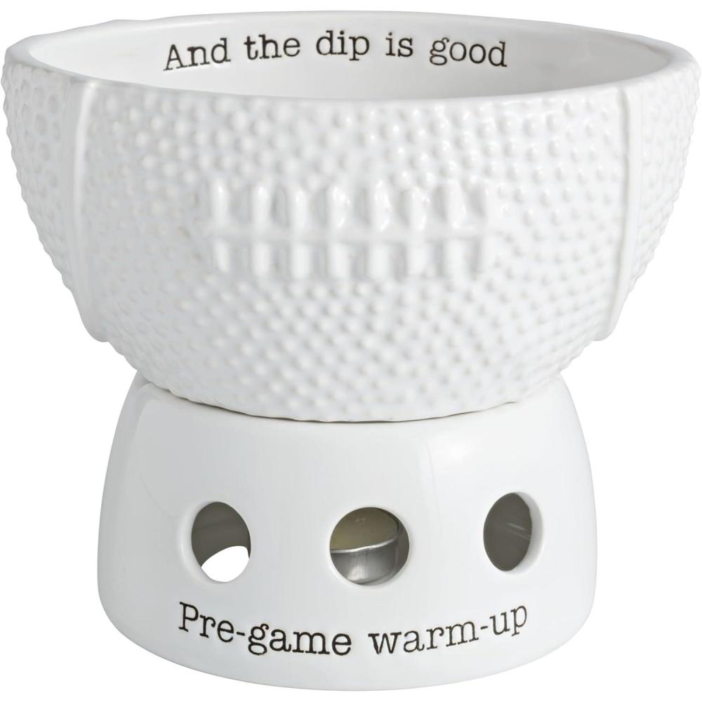 image:imageMud Pie Football Tidbit Dip Cup and Warmer