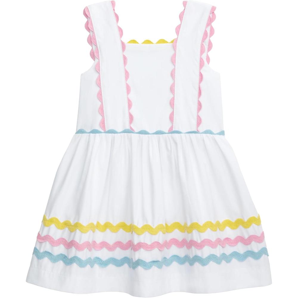image:imageMud Pie Toddler Girl Poplin Dress with RIC Rac