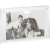 Mud Pie Horizontal Acrylic Cross 4″x6″ Picture Frame(WHITE)