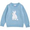 Mud Pie Toddler Boy Blue Crew Neck Easter Bunny Sweater