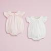 Mud Pie baby-girls Mud Pie Children’s Collared Poplin Bubble(Pink)