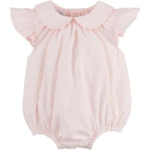 Mud Pie baby-girls Mud Pie Children’s Collared Poplin Bubble(Pink)