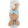 Mud Pie Children’s White Star Swaddle and Rattle