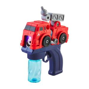 Mud Pie Chikdren’s Construction Truck Bubble Maker, Fire Truck