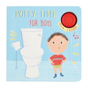 Mud Pie Kids Boy Potty Time Book Boy; 6 1/4″ X 6 1/4″