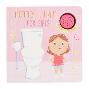 Mud Pie Kids Girl Potty Time Book; 6 1/4″ X 6 1/4″