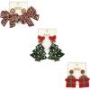 Holiday Beaded Earrings(Mud Pie Women’s Holiday Beaded Earrings)