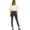 Mud Pie Jetta Zipper Womens Jeans, Medium, Black Leopard