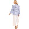 Mud Pie Women’s Beaufort Long Sleeve Top