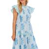 Mud Pie Women’s Perin Smocked Midi Dress