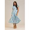Mud Pie Women’s Perin Smocked Midi Dress