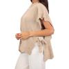 Mud Pie Women’s Rigsby Scallop Sweater(Light Beige)