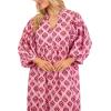 Mud Pie Women’s Waylon Midi Dress(Pink)