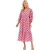 Mud Pie Women’s Waylon Midi Dress(Pink)