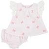 Mud Pie baby-girls Casual(Bow Embroidered)