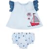 Mud Pie baby-girls Casual(Sailboat)