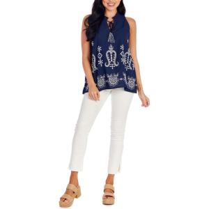 Mud Pie Women’s Luca Top(Blue)