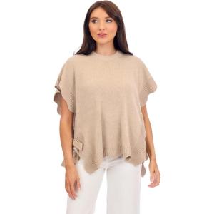 Mud Pie Women’s Rigsby Scallop Sweater(Light Beige)