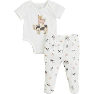 Mud Pie baby-girls Casual(Farm)