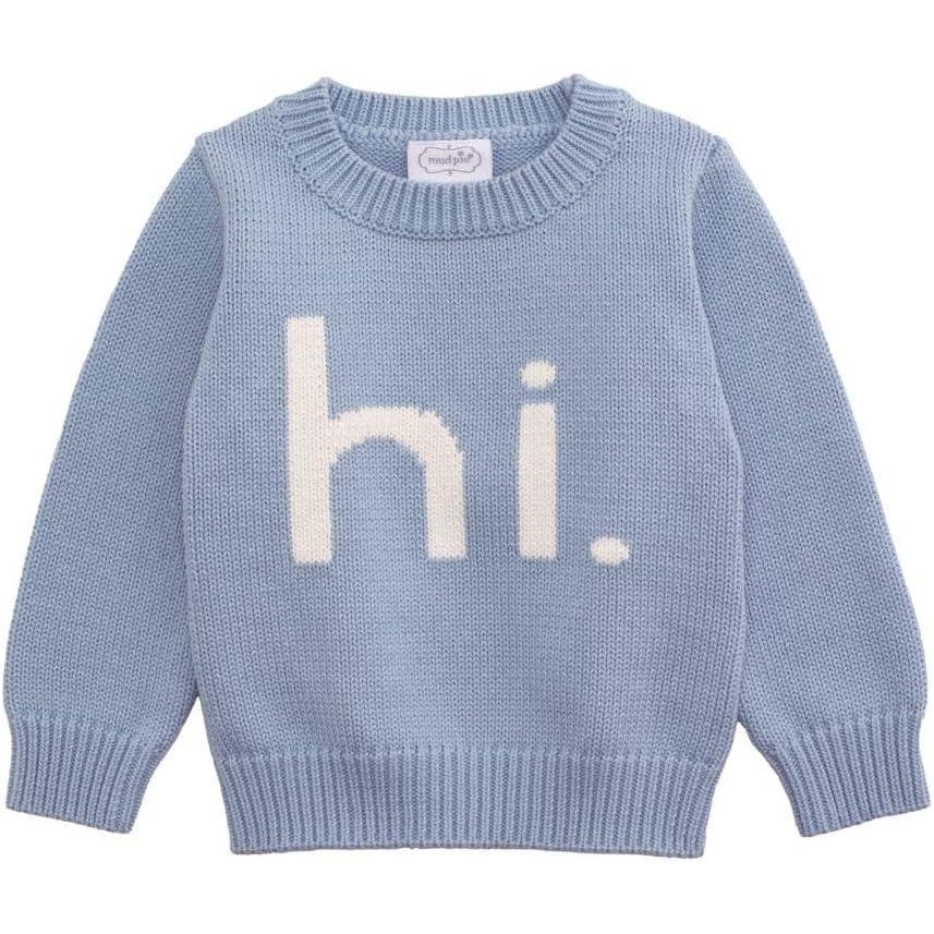 image:imageMud Pie BabyBoys Mud Pie Kids Hi Baby Boy SweaterBlue