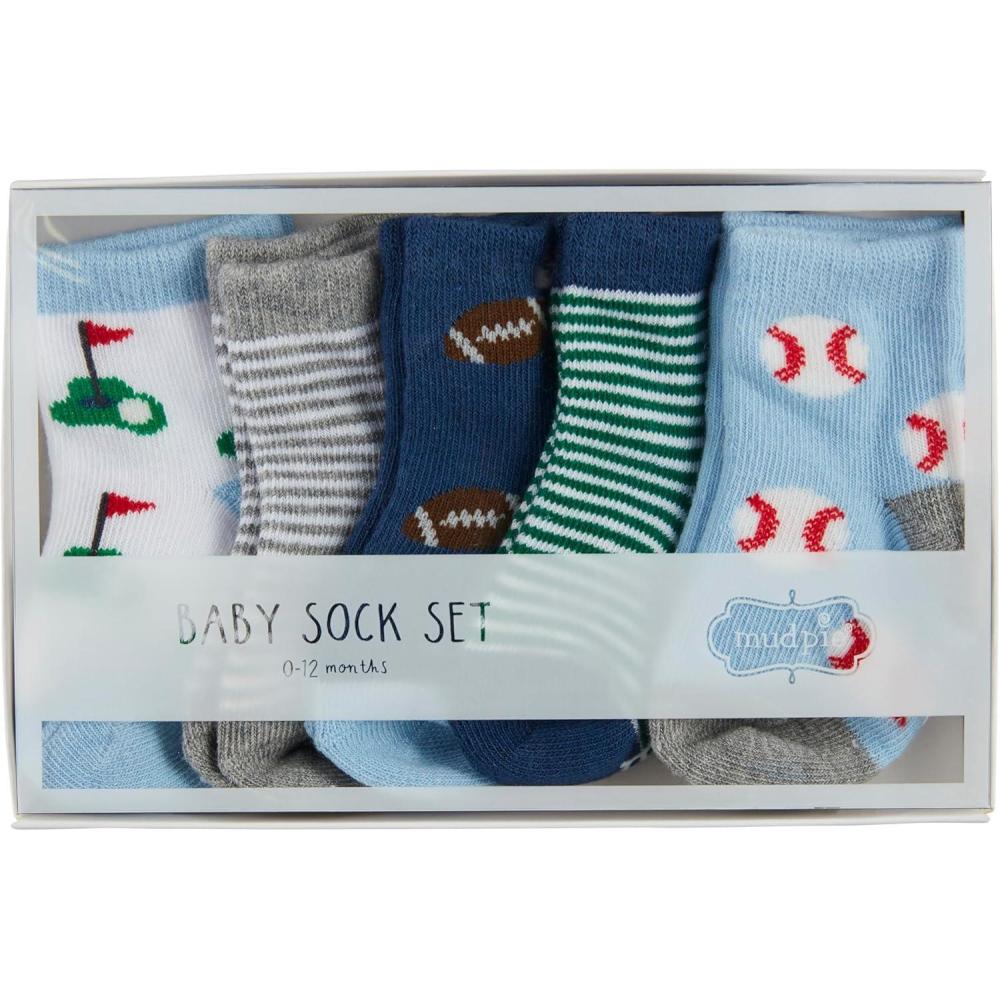 image:imageMud Pie Childrens Sports Sock Box Set 012M