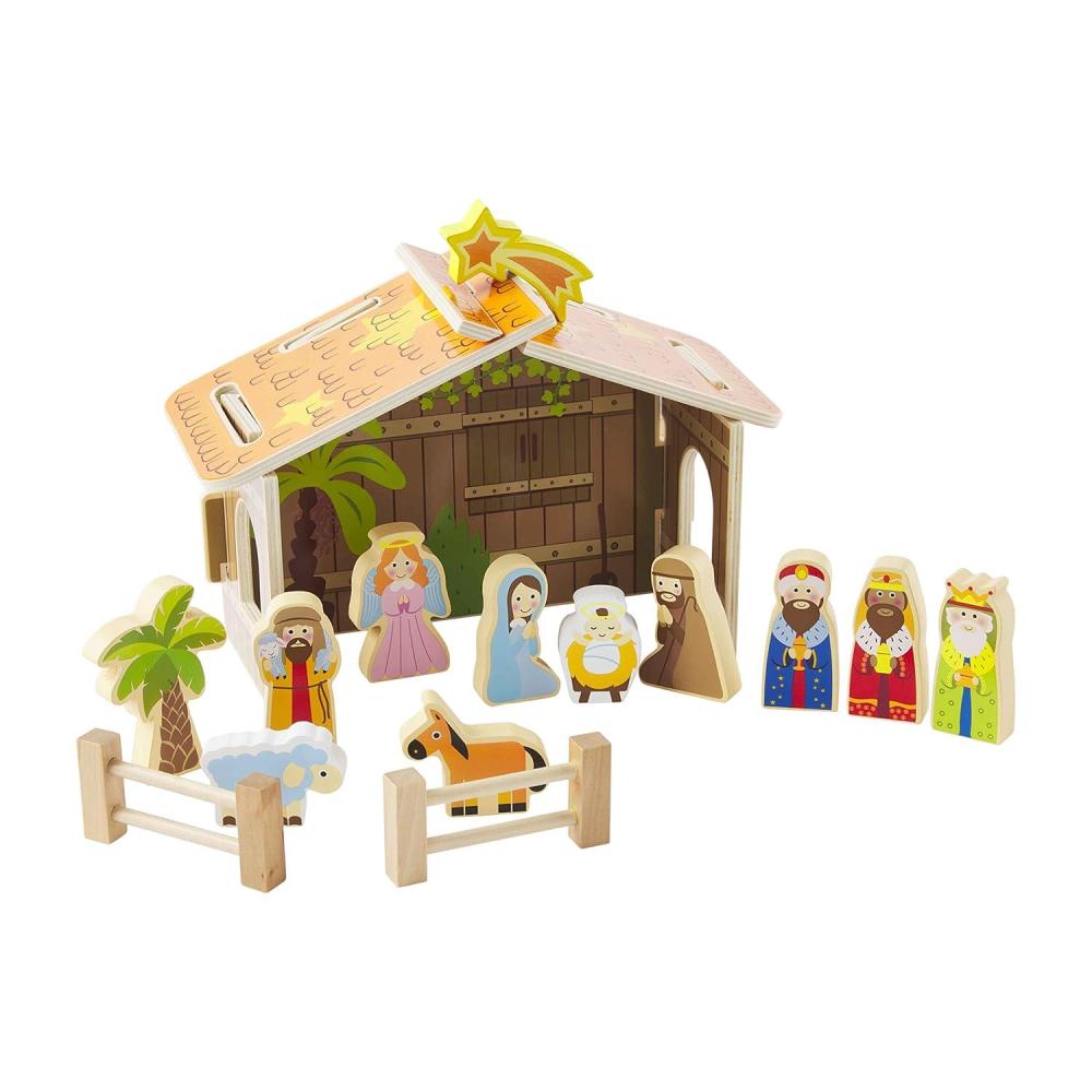 image:imageMud Pie Nativity Set Wood