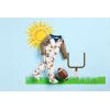 Mud Pie baby-boys Mud Pie Baby Boys Golf Footed SleeperMud Pie Baby Boys Golf Footed Sleeper(Waffle Football)