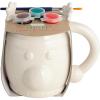 Mud Pie Kids Christmas Do-It-Yourself Ceramic Reindeer Mug(Brown)
