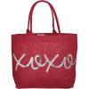 Mud Pie womens Mud Pie Women’s Valentine Sparkle Tote(Red)