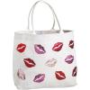 Mud Pie womens Mud Pie Women’s Valentine Sparkle Tote(White)