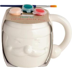 Mud Pie Kids Christmas Do-It-Yourself Ceramic Santa Mug