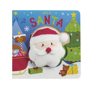 Mud Pie Kids Christmas Santa Plush Book