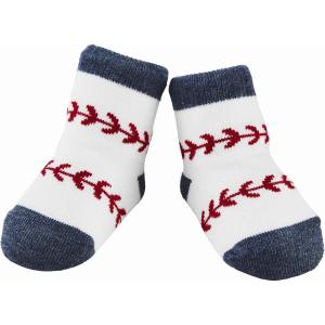 Mud Pie baby-boys Baby Sock(White)