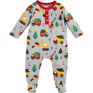 Mud Pie baby-boys Mud Pie Baby Boys Golf Footed SleeperMud Pie Baby Boys Golf Footed Sleeper(Construction Christmas)