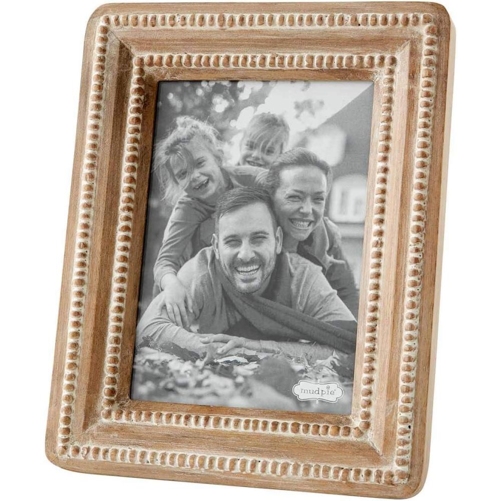 image:imageMud Pie Beaded Reclaimed Frames Large brown 46900365L