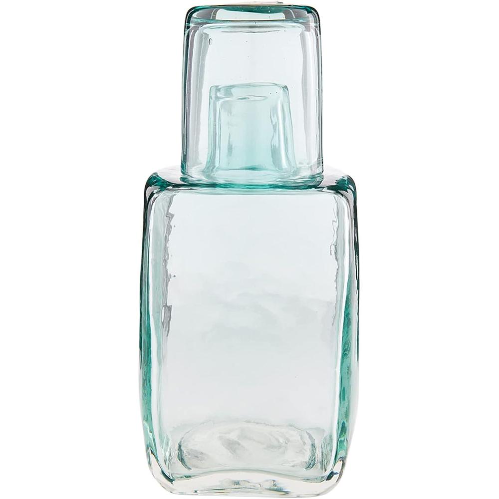 image:imageMud Pie Bedside Carafe Set Glass 8 12 x 3 34