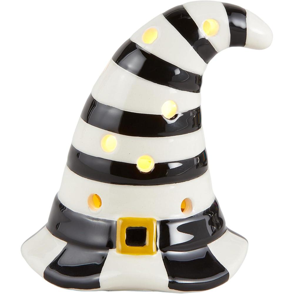 image:imageMud Pie Halloween LED Light Up Sitter Witch Hat