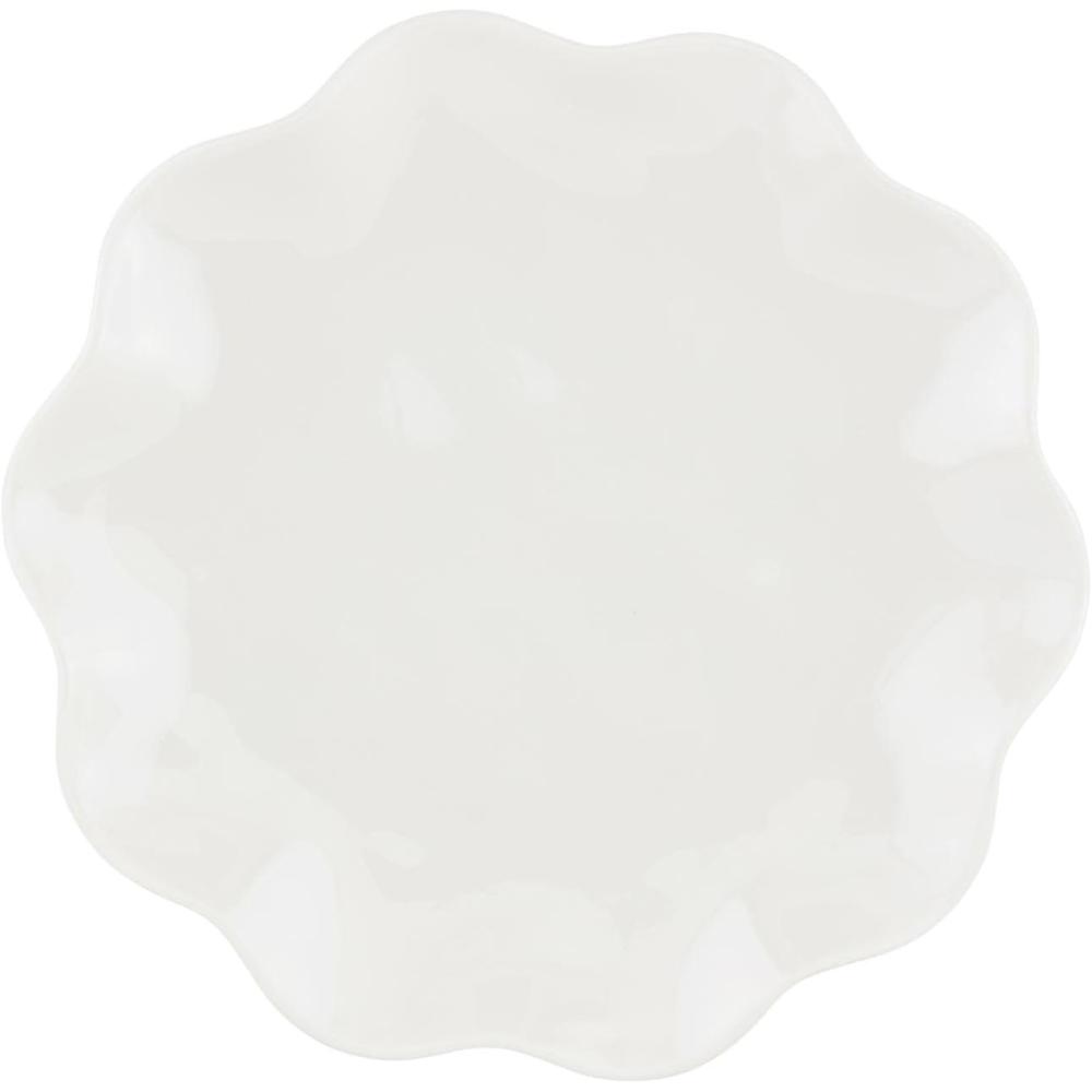 image:imageMud Pie Ruffled Melamine Plate 7 12 dia
